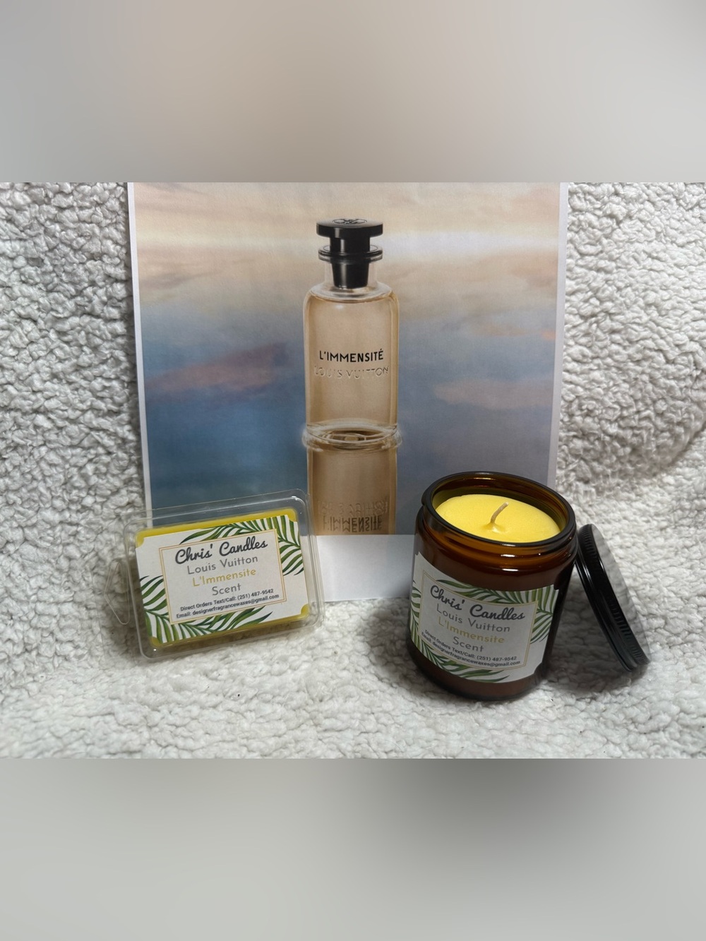 LV L'Immensité Scent Candle/Melts Bundle (type)